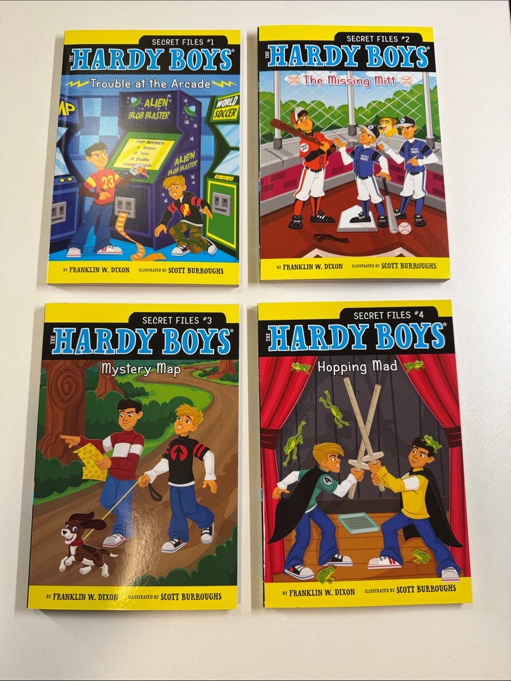 Hardy Boys Kids Book Set - ( Secret Files #1-4)